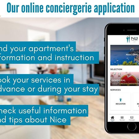 Nestor&Jeeves - Debussy Terrasse - Central - By Shopping Area Leilighet Nice Eksteriør bilde